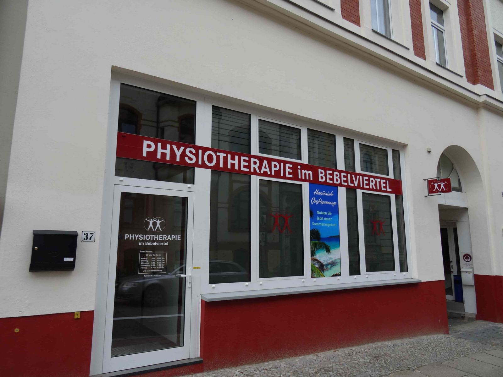Praxis Bebelviertel – Außenansicht
